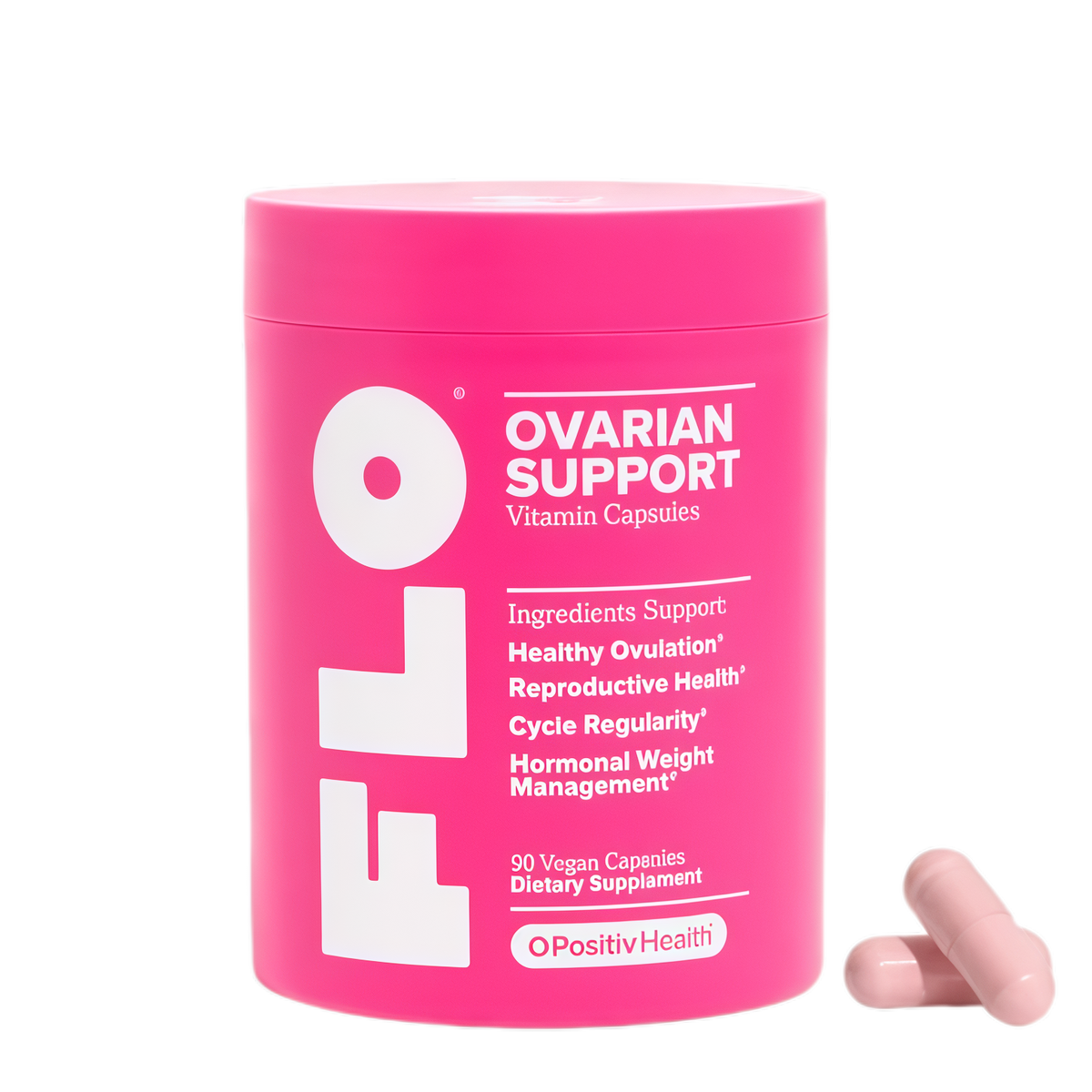 FLO Ovarian for Cycle Regularity – Myo & D-Chiro Inositol – 30-Day Supply Hormone Balance & Healthy Ovulation Support with DIM & Folic Acid