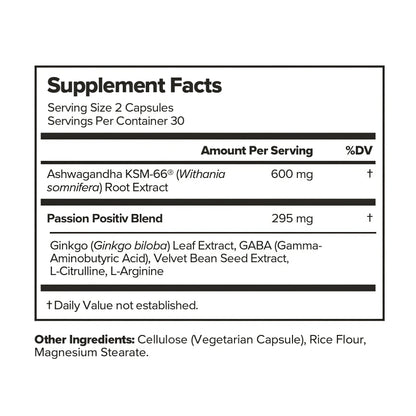 URO Vaginal Moisture & Mood with KSM-66 Ashwagandha – 30-Day Supply Supports Vaginal Moisture, Mood & Relaxation with Gingko Biloba, Mucuna Pruriens & GABA