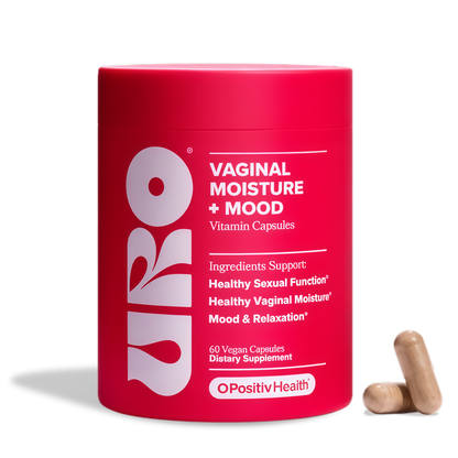 URO Vaginal Moisture & Mood with KSM-66 Ashwagandha – 30-Day Supply Supports Vaginal Moisture, Mood & Relaxation with Gingko Biloba, Mucuna Pruriens & GABA