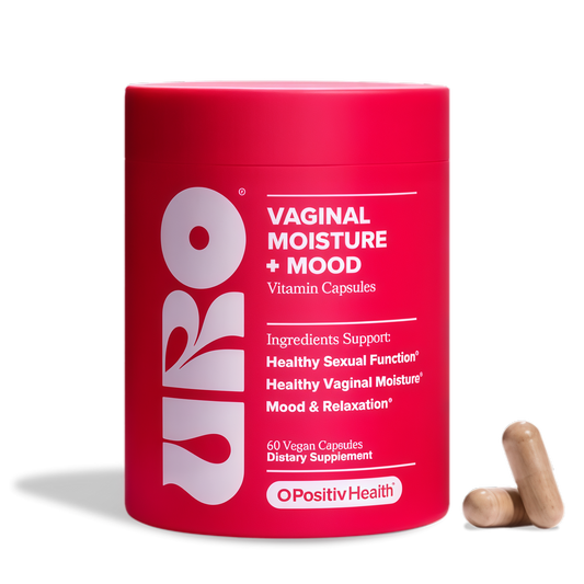 URO Vaginal Moisture & Mood with KSM-66 Ashwagandha – 30-Day Supply Supports Vaginal Moisture, Mood & Relaxation with Gingko Biloba, Mucuna Pruriens & GABA